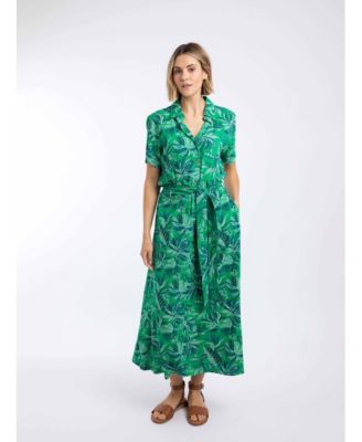 Women's Neem Printed Shirt Dress