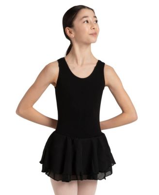 Double Layer Skirt Tank Dress - Girls