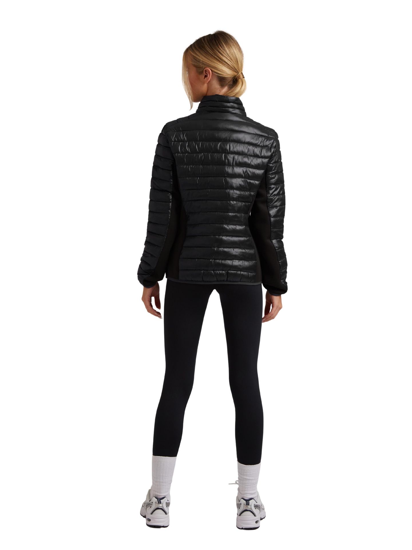 Женская куртка JACK1T Short Funnel-Neck Puffer, цвет: Чёрный — фото 5