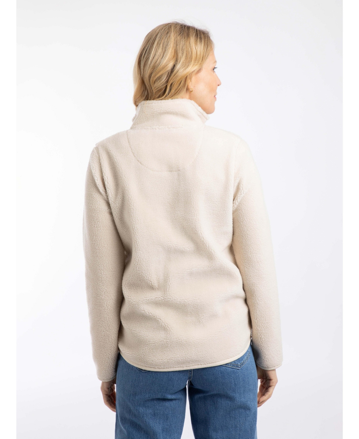 Weird Fish Women's Lucille Lightweight Full Zip Borg Fleece