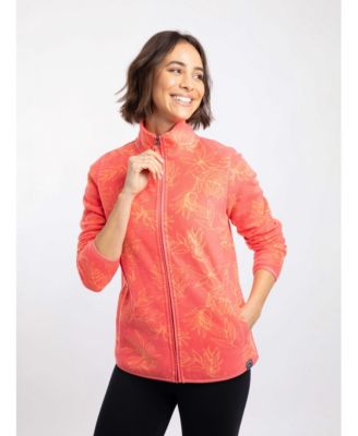 Women's Rochelle Printed Full-Zip Microfleece Jacket