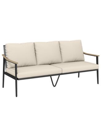 3 Seater Outdoor Couch Patio Sofa with Cushions