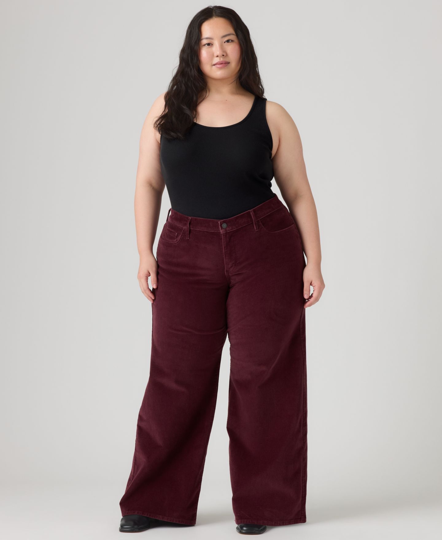 Женские вельветовые брюки Levi's 318 Shaping широкие, цвет: Sassafras — фото 2