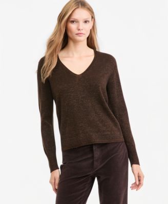 Women's Vinny V-Neck Lightweight Loose Sweater
