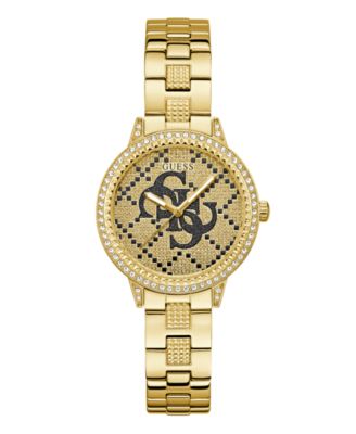 Women's Quartz Gold-Tone Stainless Steel Watch 34mm