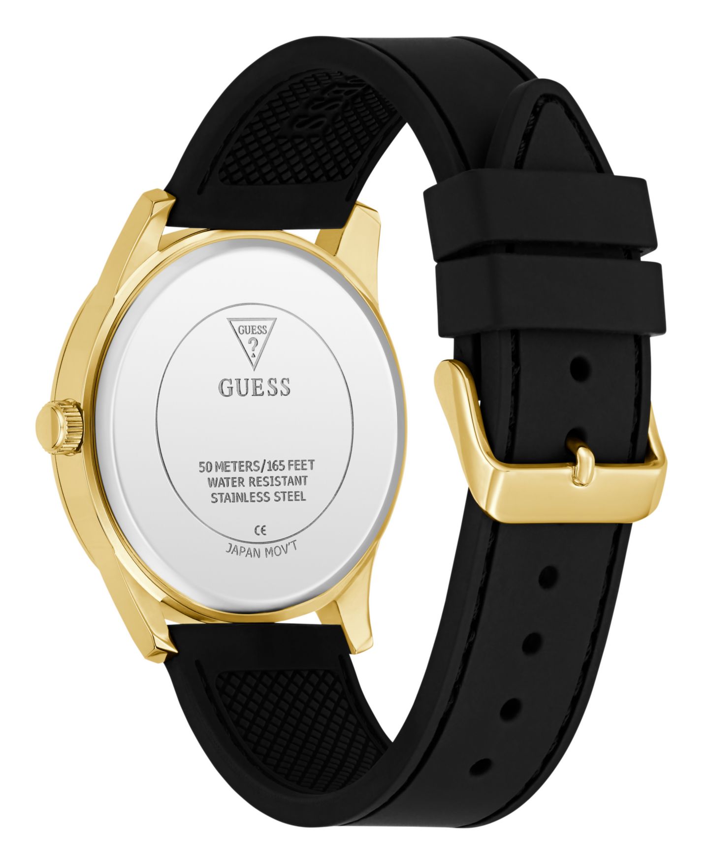 Мужские часы GUESS Black Silicone 42mm — фото 2