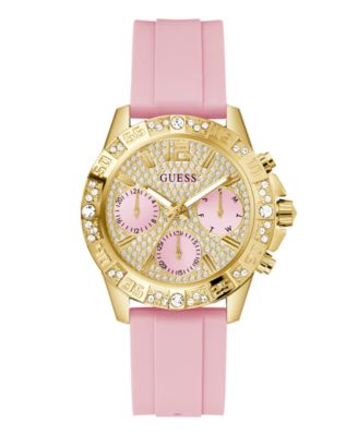 Women's Quartz Pink Silicone Watch 40mm