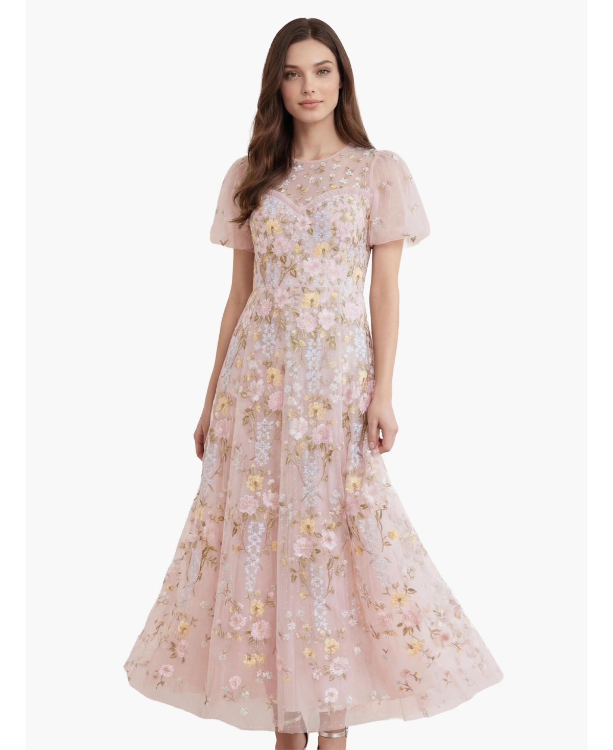 Needle & Thread Women's Garden Rose Short Sleeve Maxi Gown