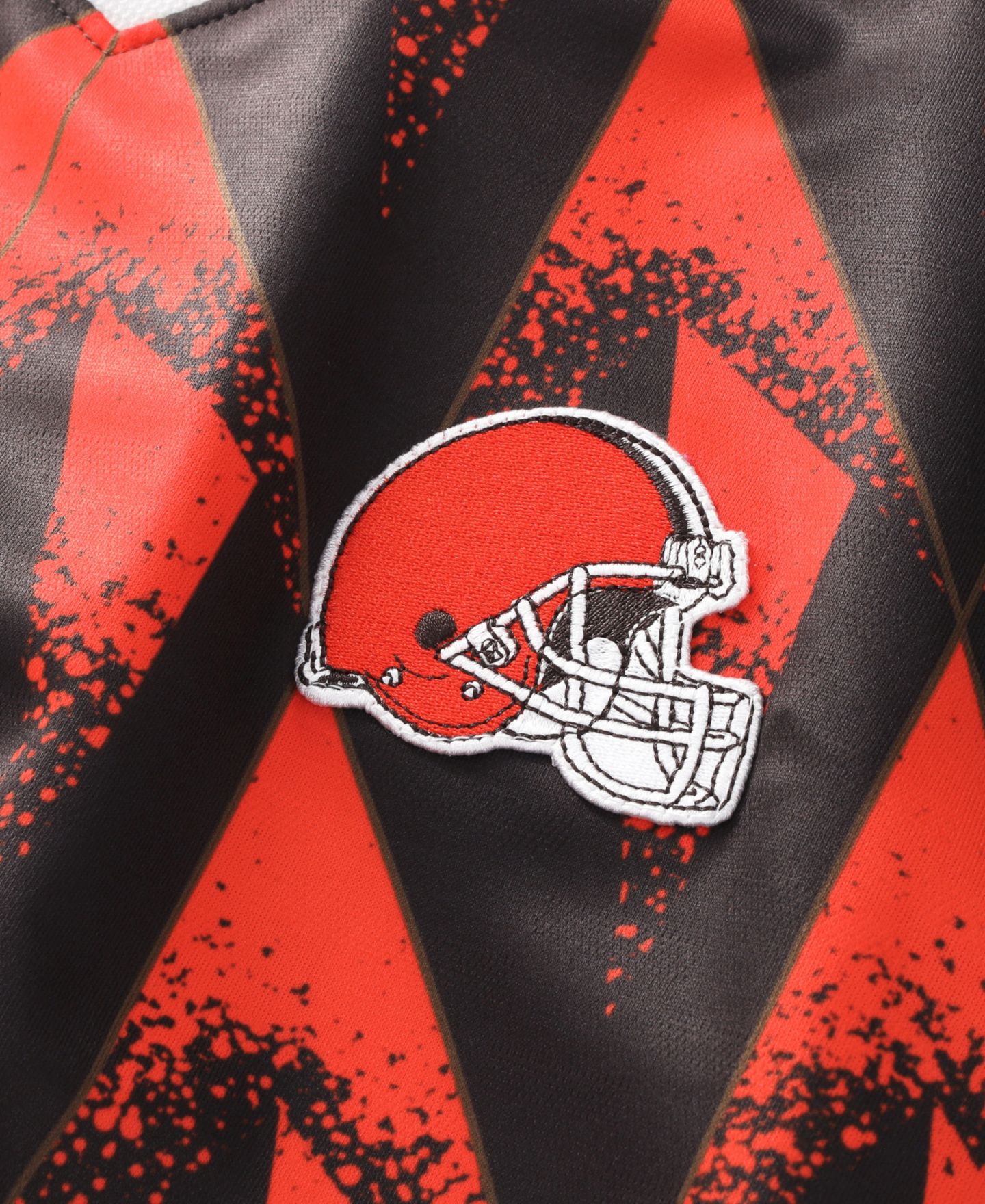 Детский топ Fanatics Orange/Brown Cleveland Browns Football x Football V-Neck Fan Jersey — фото 3