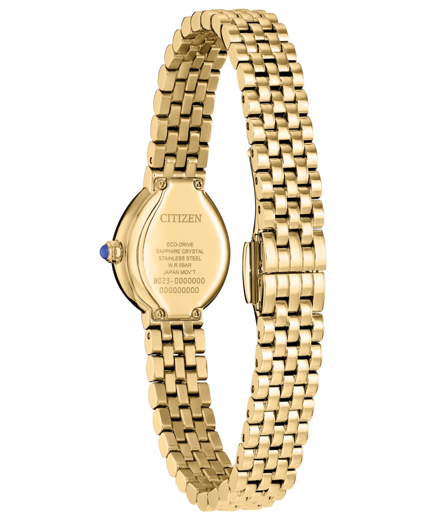 Женские часы Citizen Mini Rainell Gold-Tone Stainless Steel Bracelet Watch 20mm — фото 3