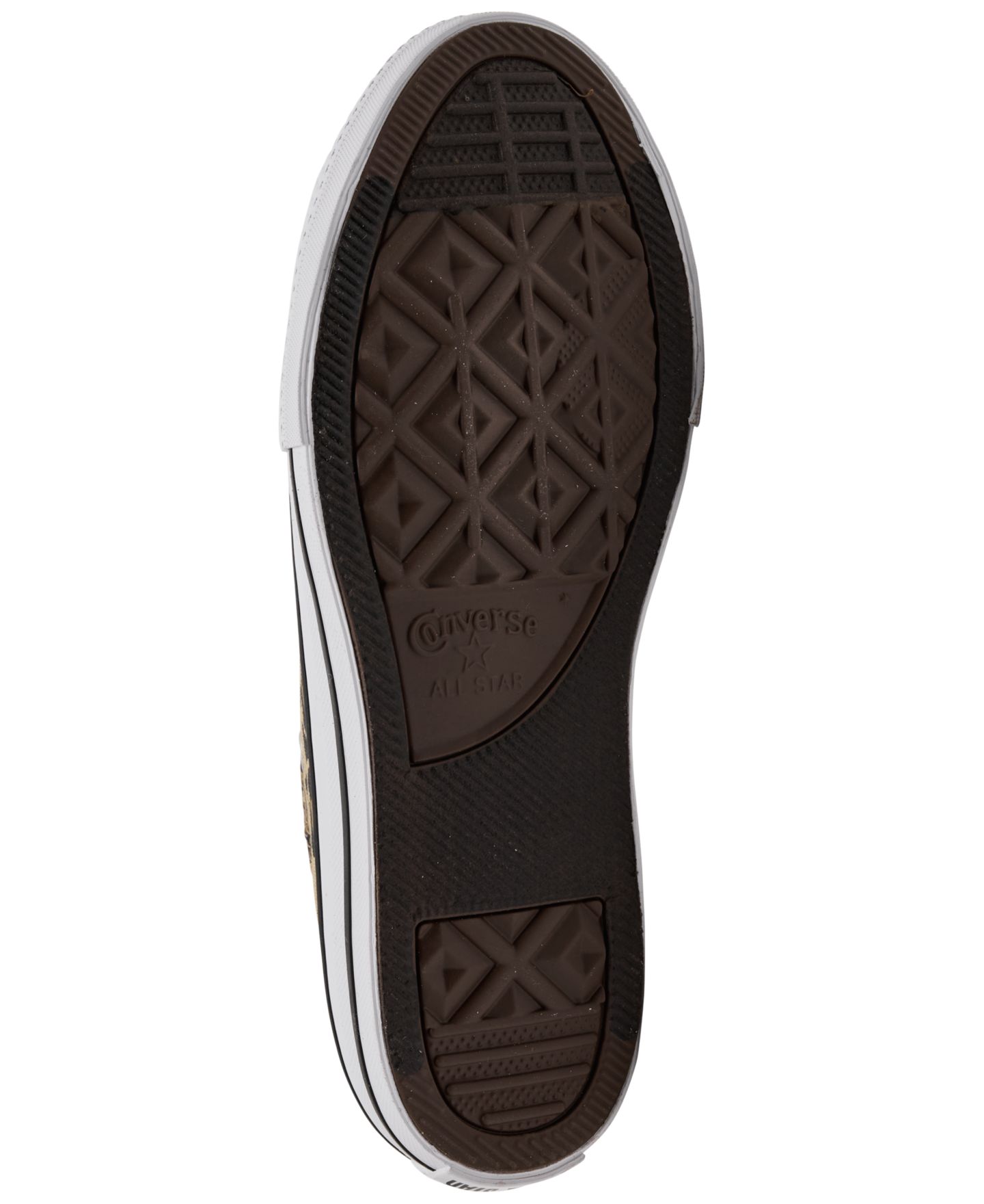 Кроссовки Converse Chuck Taylor All Star Leopard Print Lifestyle Sneakers from Finish Line для девочек, цвет: Медовый — фото 6