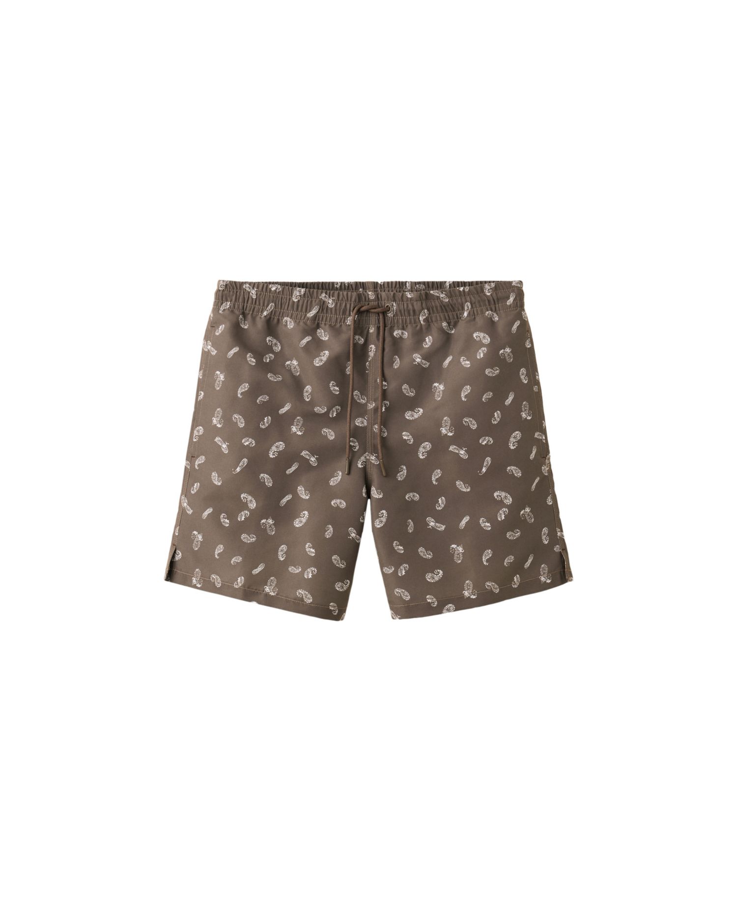 Men's Drawstring Printed Swimsuit
