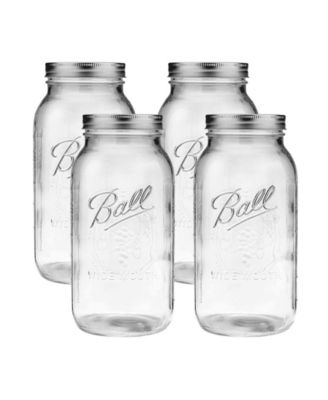 Glass Mason Jar, Wide Mouth