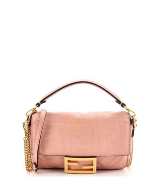 Mini Baguette NM Bag Zucca Embossed Leather