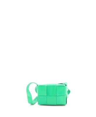 Candy Cassette Crossbody Bag Maxi Intrecciato Leather
