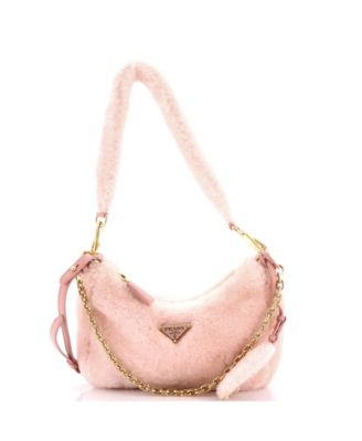 Mini Re-Edition Shoulder Bag Shearling