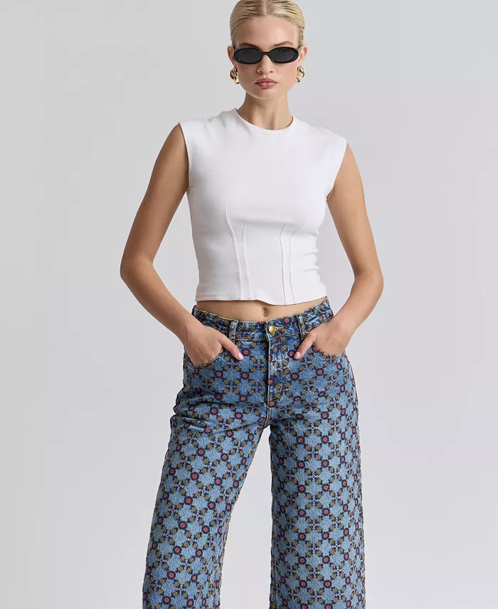 Women's Mid-Rise Wide-Leg Jeans - thumbnail 7