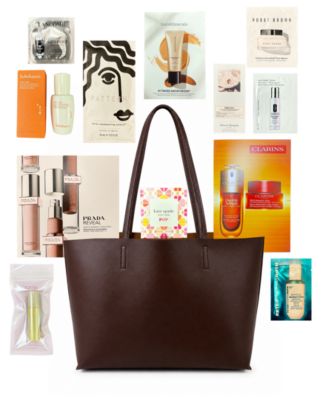 Free 13-Pc. Beauty Tote & Sampler with $125 10 Days of Glam Purchase