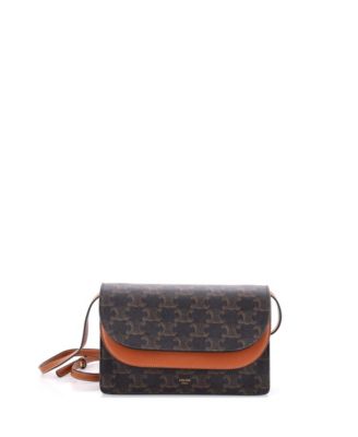Wallet on Strap Triomphe Coated Canvas