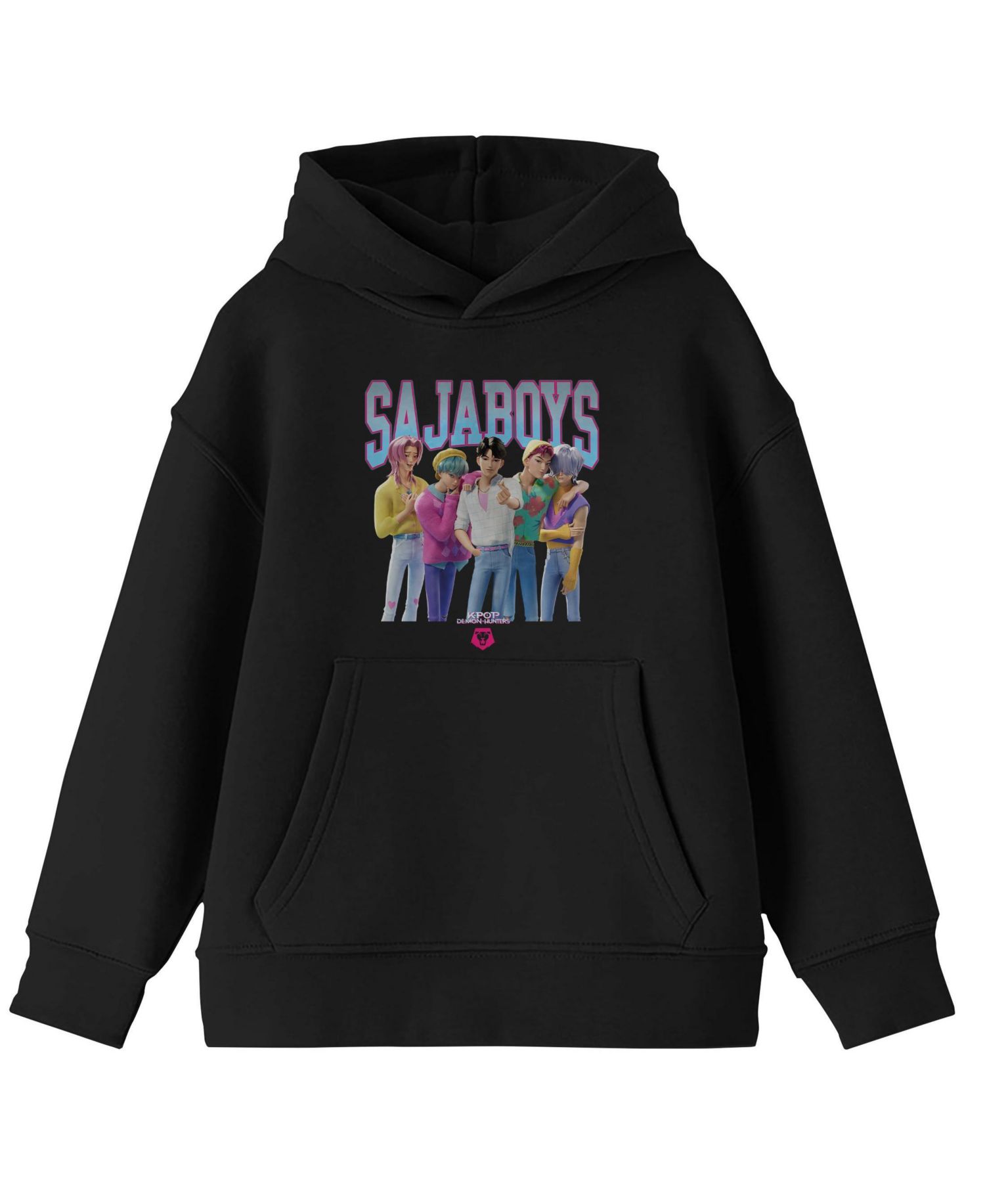 Saja Boys XS - XXL Group Shot Youth Long Sleeve Hooded Sweatshirt-Large