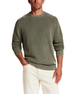 Men's Rib Knit Stonewash Sweater