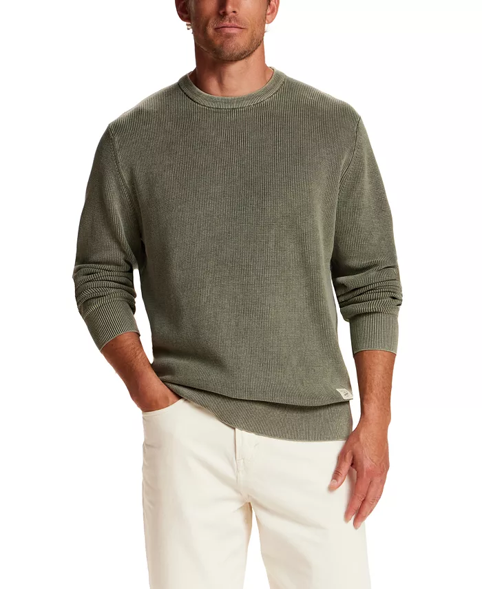 Men's Rib Knit Stonewash Sweater - thumbnail 9