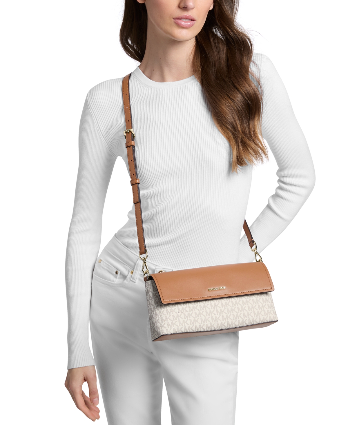 Michael Michael Kors Nabela Small Convertible Pouchette Crossbody Handbag