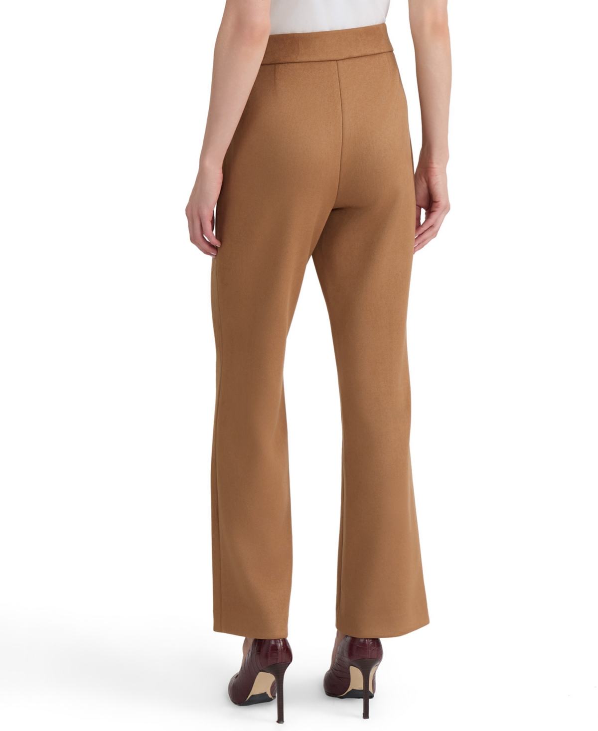 Jones New York Pull-on Bootcut Pants In Brown
