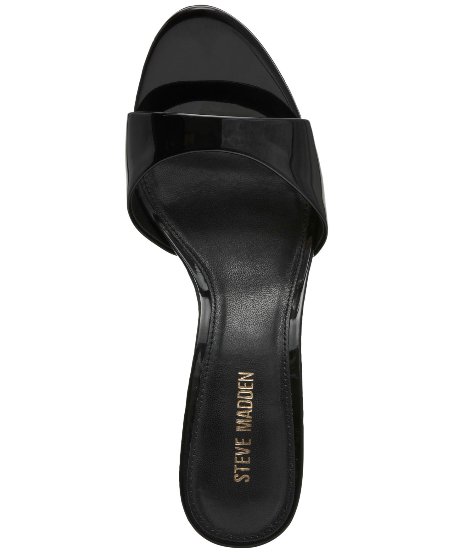 Женские сандалии Steve Madden Davina High Heel Stiletto Dress Sandals, цвет: Чёрный лаковый — фото 4