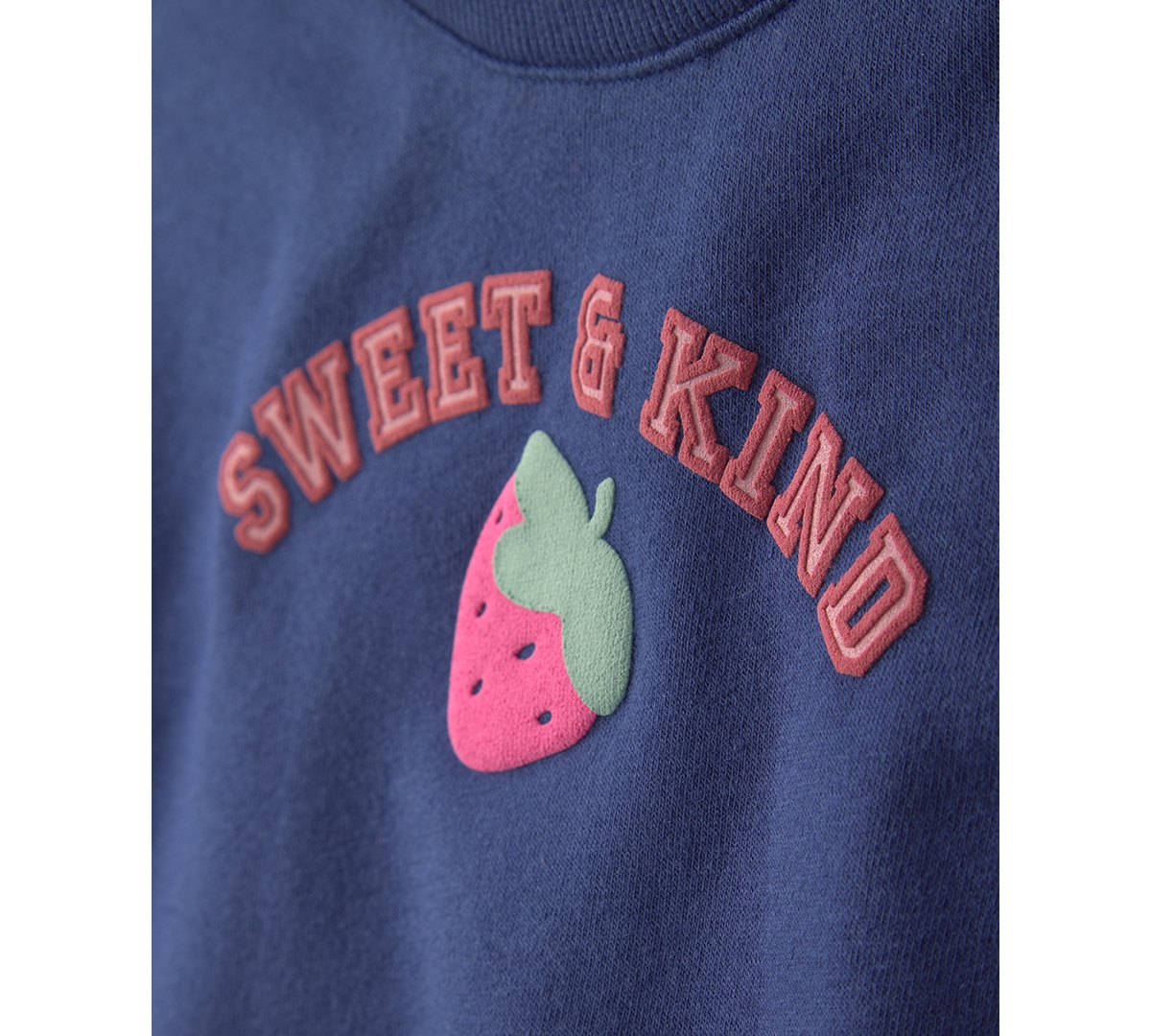 Carter's Toddler Girls' 2T-5T Sweet & Kind Strawberry Graphic Sweatshirt and Pants, 2-Piece Set
