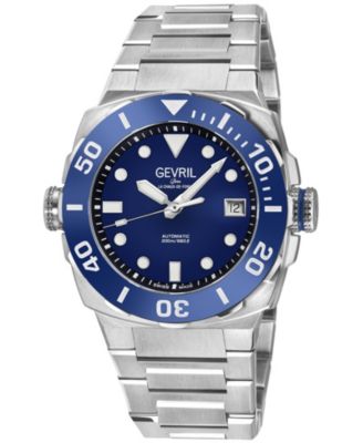 Men's Swiss Made Fortuna Swiss Automatic Silver Stainless Steel Bracelet Watch