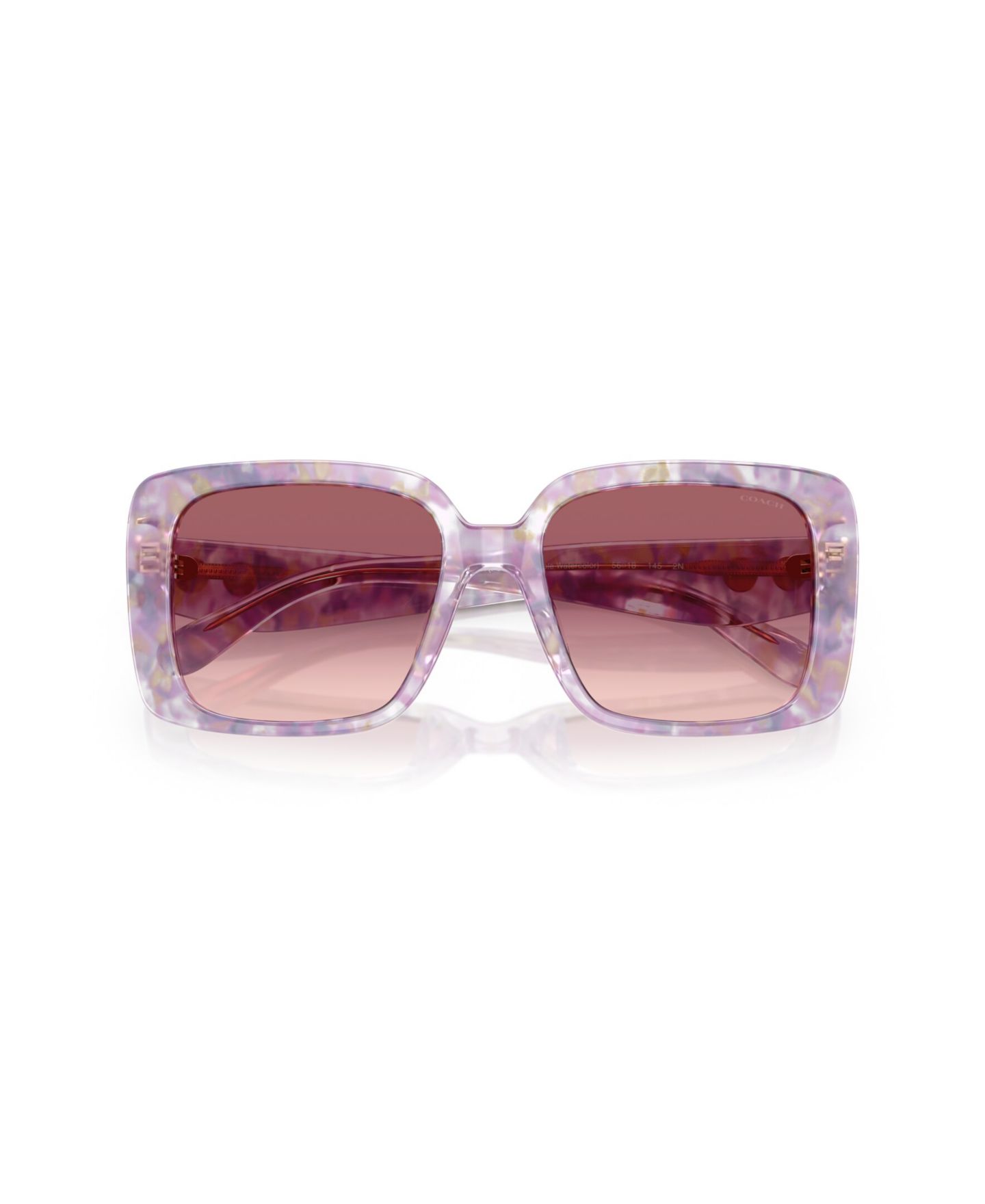 Женские солнцезащитные очки COACH Sunglasses, CAD55 HC8424F, цвет: Фиолетовый — фото 5