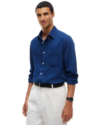 Men's Chambray Regular-Fit Shirt