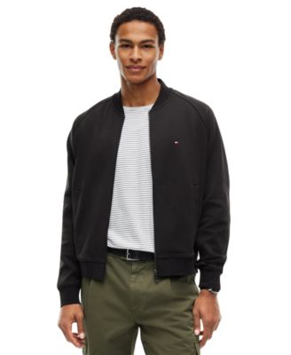 Men's Essential Intechno Full-Zip Knit Bomber Jacket