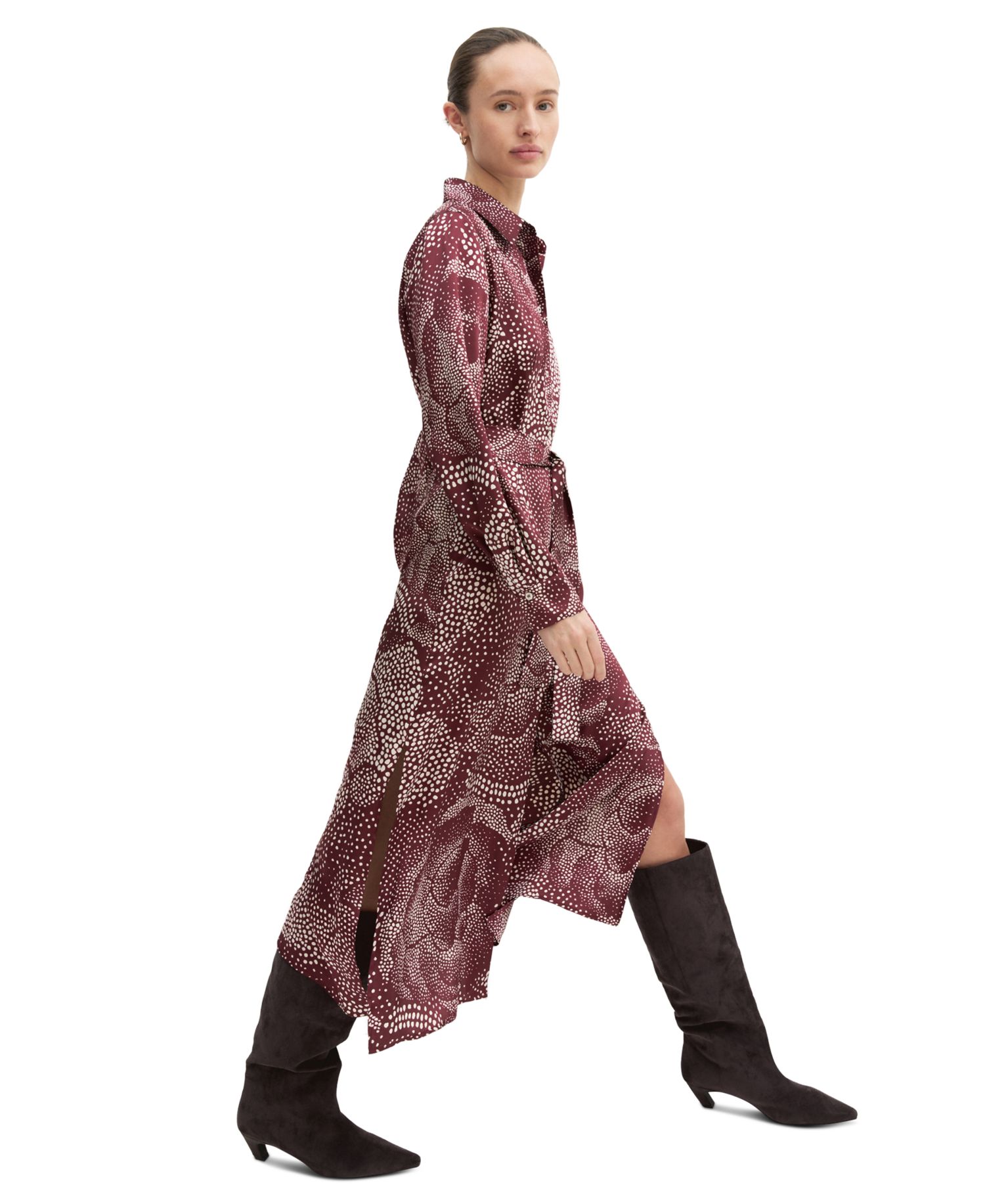 Women's Emmalarico Printed Belted Shirt Dress