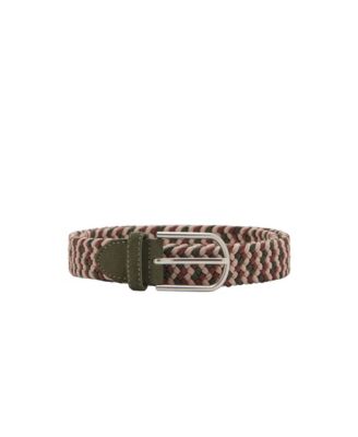 Men's Braided Elastic Coloured Belt