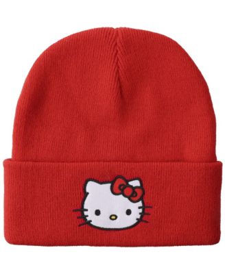 Embroidered Character Face Cuff Beanie