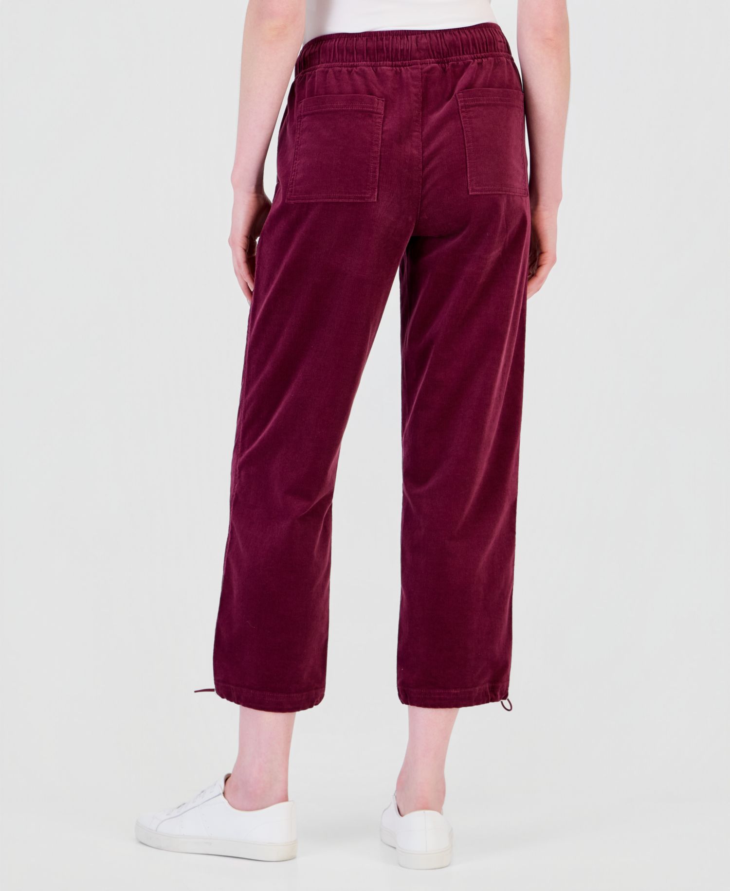 Petite Corduroy Utility Pull-On Pants