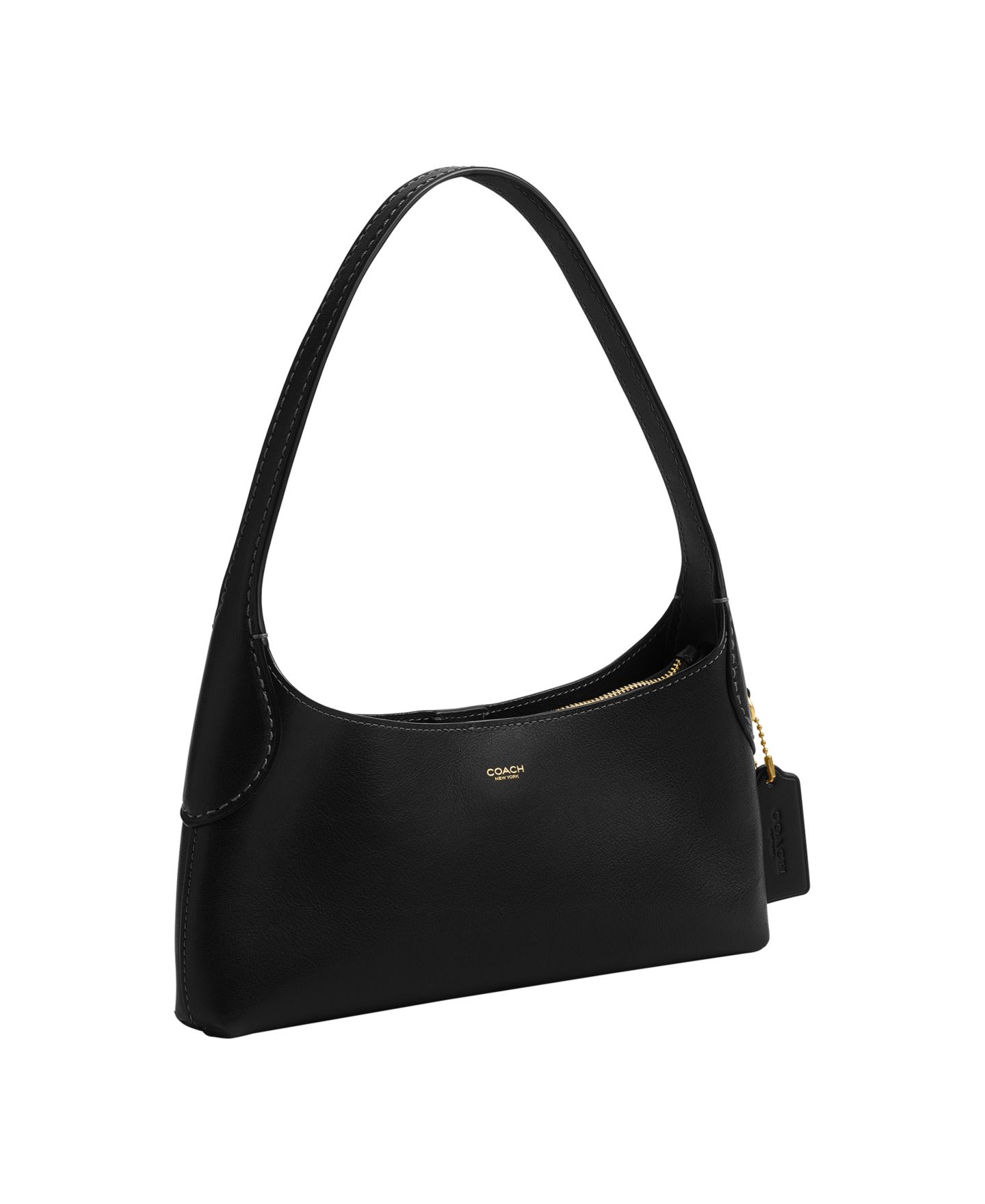 Женская сумка COACH Brooklyn Small Leather Shoulder Bag 26, цвет: Латунный / Чёрный — фото 5
