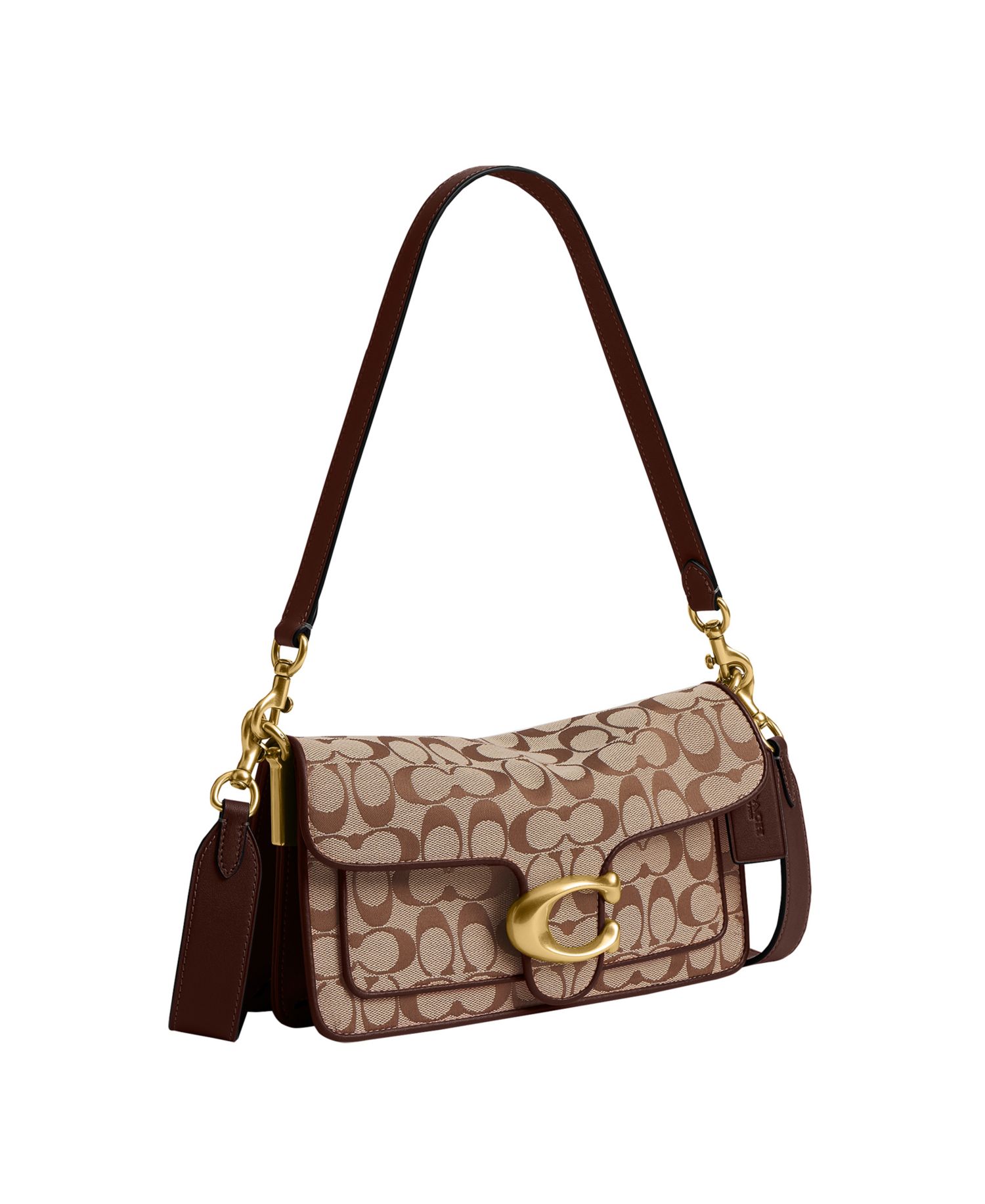 Tabby Medium Soft Signature Jacquard Shoulder Bag 26