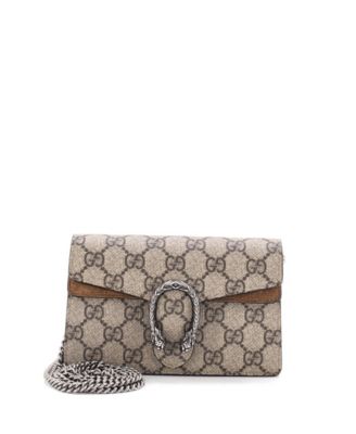 Super Mini Dionysus Bag GG Coated Canvas