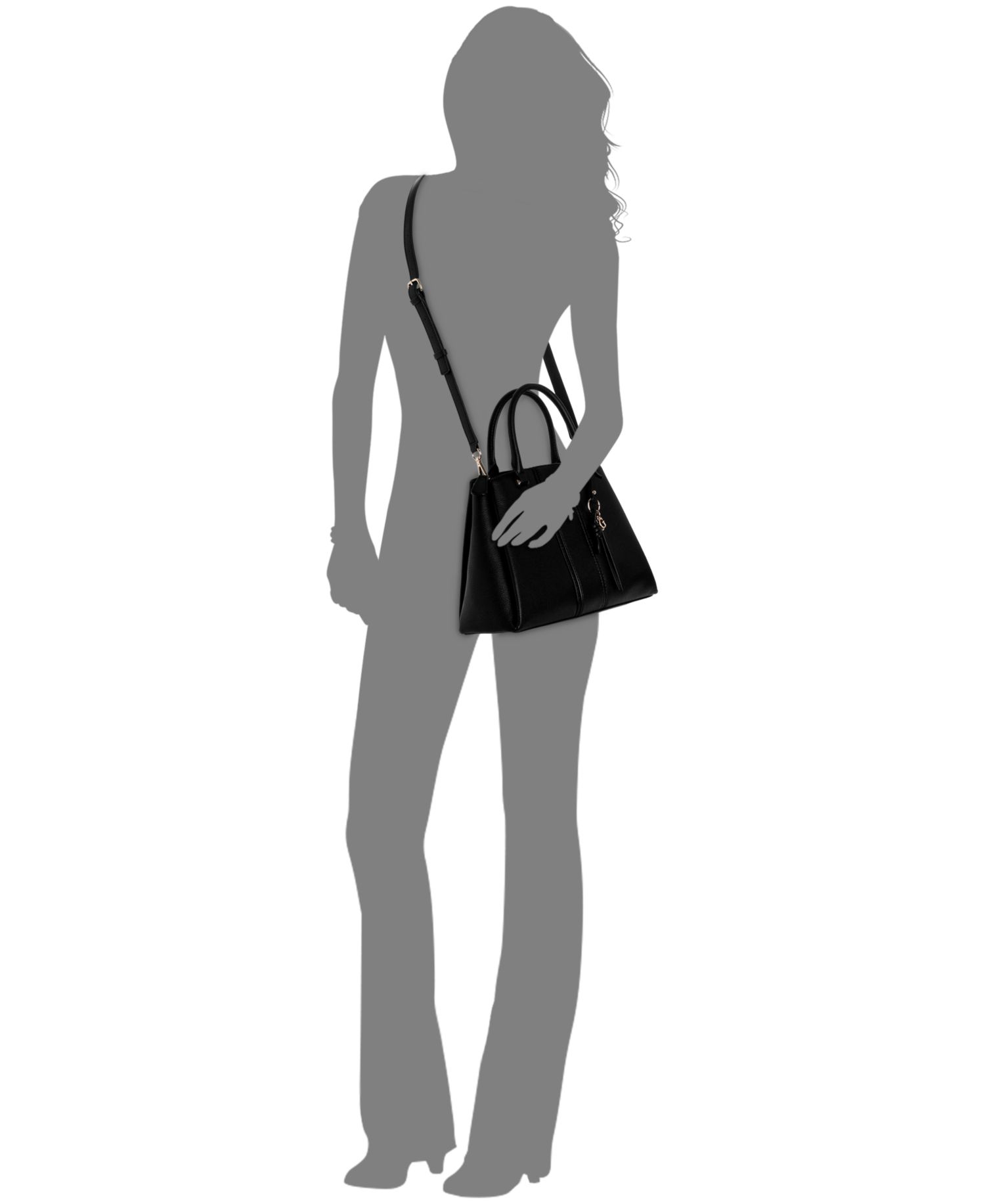 Shimmer Top Handle Medium Satchel Handbag