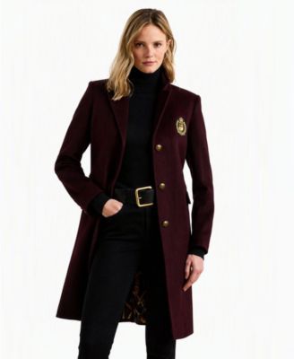 Women's Single-Breasted Peacoat