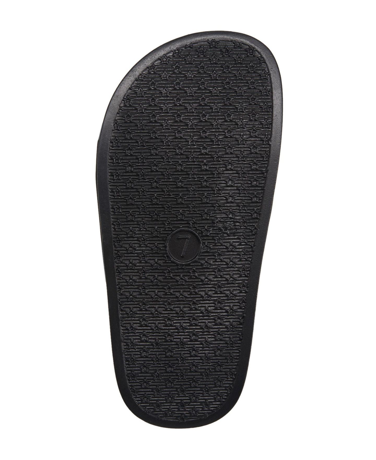 Сандалии True Religion Kash Bling Horseshoe Logo Slide для девочек, цвет: Чёрный — фото 6