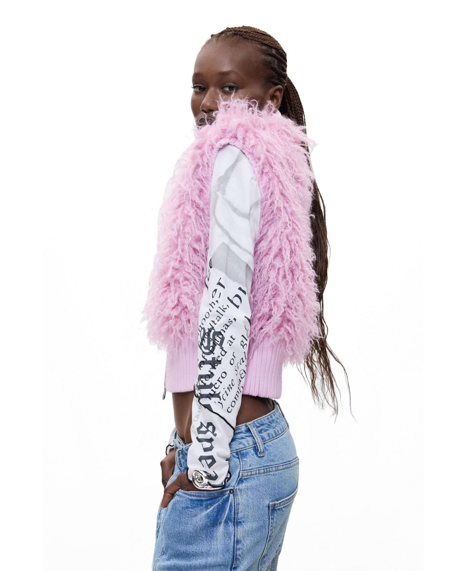 Women's Synthetic Fur Vest