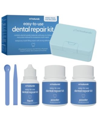 Dental Tooth Repair Kit with Temporary Filling Material and Travel Case
