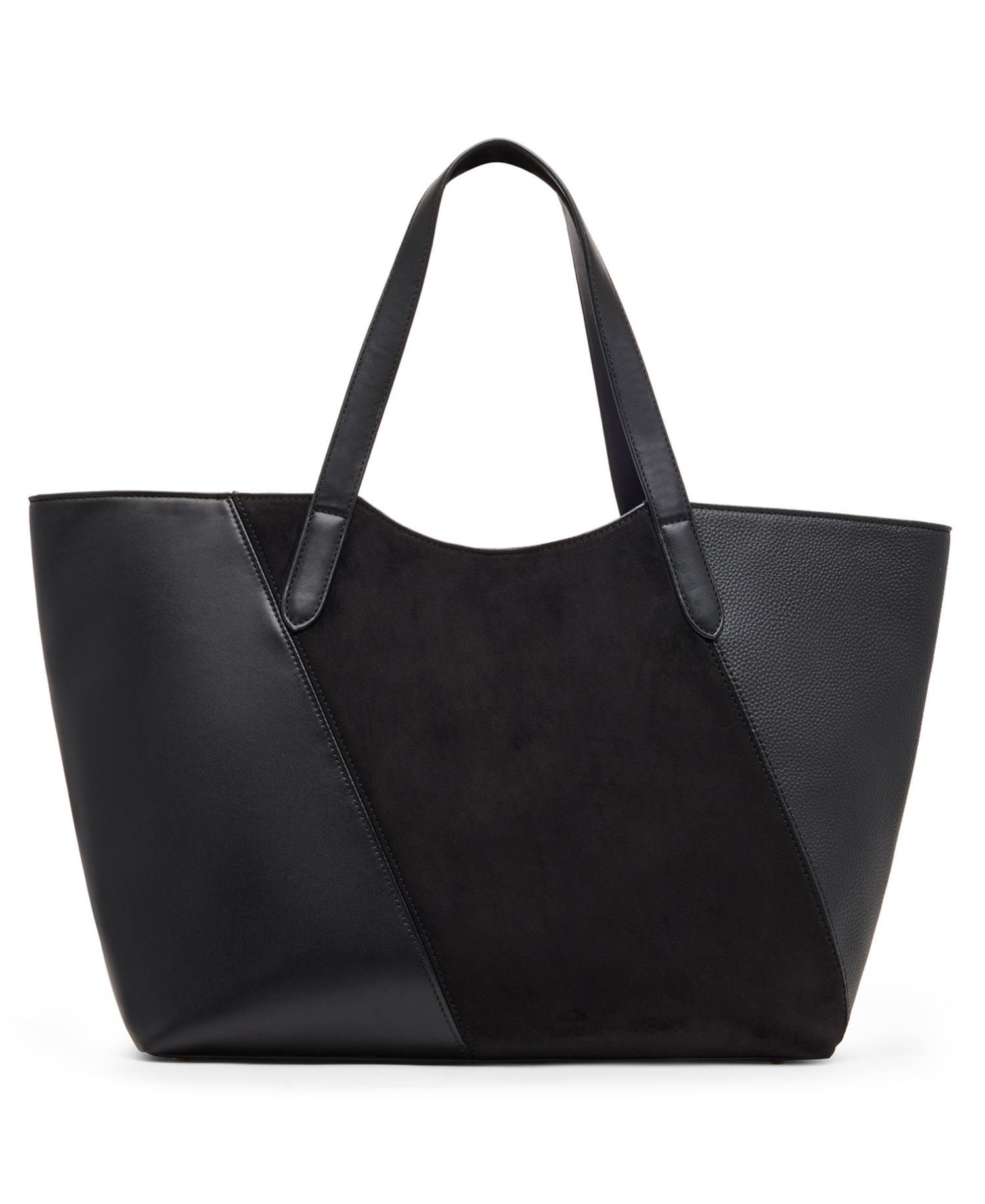 Multi Pieced Large Tote Handbag