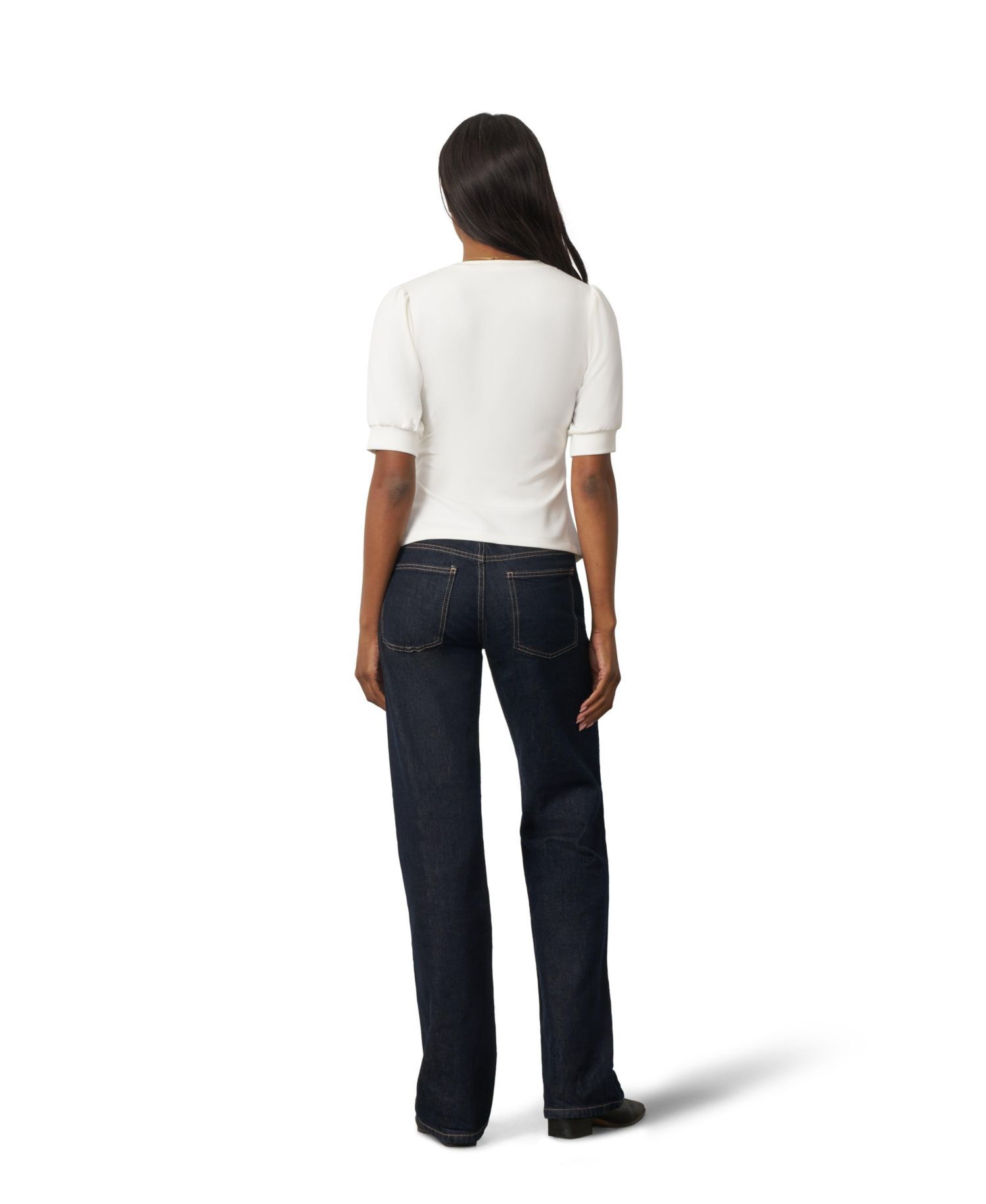 Women's Draped Wrap Top Surplice V-Neck
