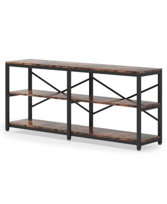 3-Tier Console Table with Storage Shelves for Entryway