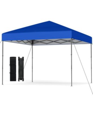 10 X 10 Feet Pop up Canopy Tent With Portable Carrying Bag And 8 Stakes